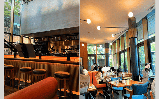 TWELVE GARDENS BAR&GRILL
店内１階の様子